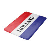 Dutch country flag of the Netherlands bath mat rug (Gekanteld)