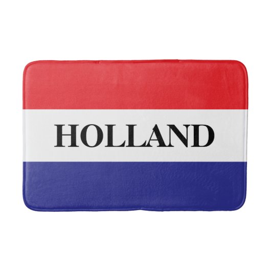 Dutch country flag of the Netherlands bath mat rug (Voorkant)