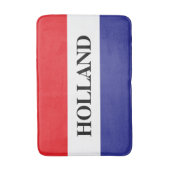 Dutch country flag of the Netherlands bath mat rug (Voorkant Verticaal)