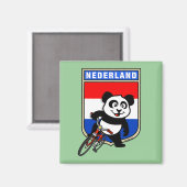 Dutch Cycling Panda Magneet (Voorkant / Achterkant)