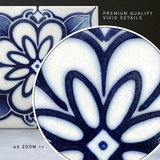 Dutch Delft Blue Repro Backsplash Kitchen Wall Tegeltje