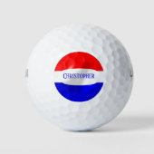 Dutch Flag Design Golfballen (Voorkant)