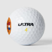 Dutch Flag Oranje Leeuw Team Holland Golfer Golfballen (Logo)