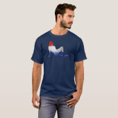 Dutch Girl Silhouette Flag T-shirt (Voorkant volledig)