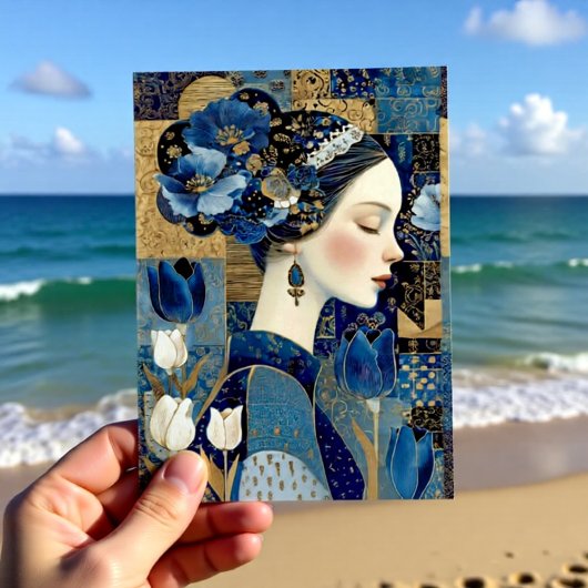 Dutch Golden Age Lady Portrait Painting Briefkaart