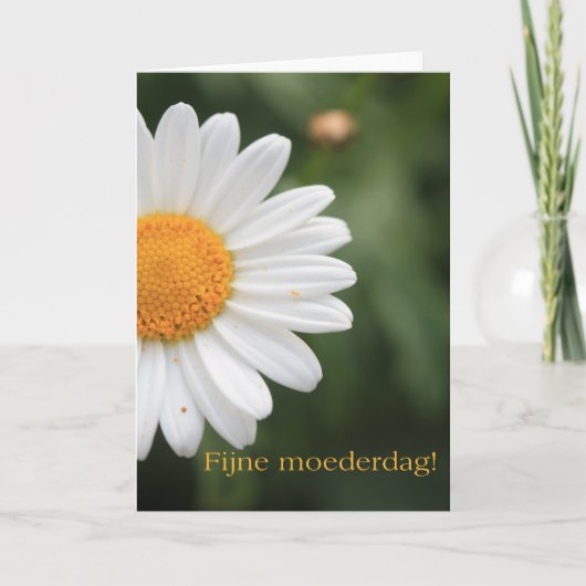 Dutch Happy Moederdag Kaart (Voorkant)