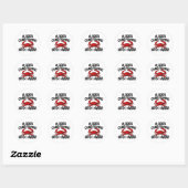 Dutch Harbour Alaska Crab Vist Ronde Sticker (Vel)