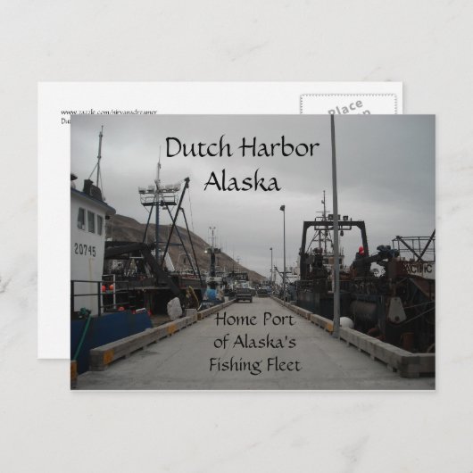 Dutch Harbour Spit Dock Briefkaart (Voorkant / Achterkant)