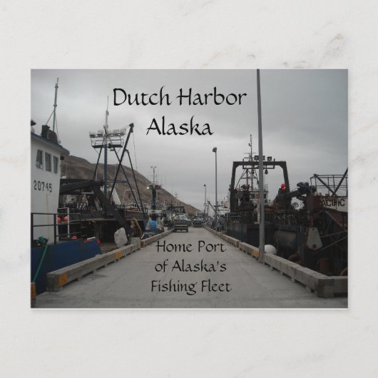 Dutch Harbour Spit Dock Briefkaart (Voorkant)