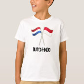 Dutch-Indo with Two Flags T-shirt (Voorkant)