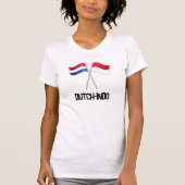 Dutch-Indo with Two Flags T-shirt (Voorkant)