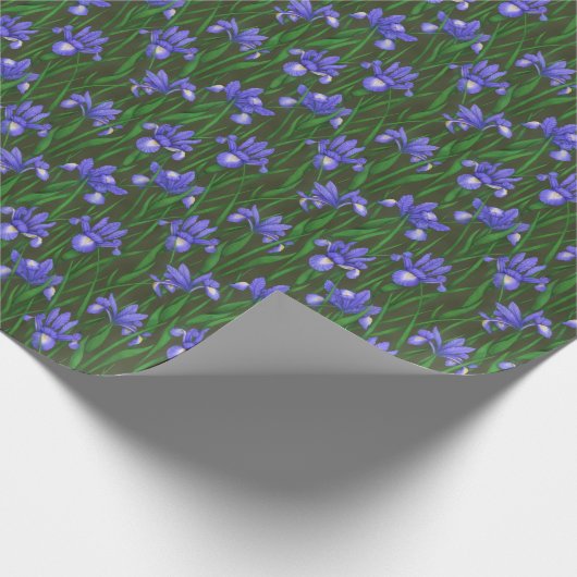 Dutch Iris Cadeaupapier (Hoek)