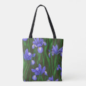 Dutch Iris Tote Bag (Achterkant)
