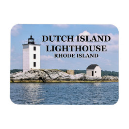 Dutch Island Lighthouse, Rhode Island Photo Magnet Magneet