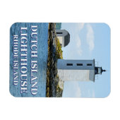 Dutch Island Lighthouse, Rhode Island Photo Magnet Magneet (Horizontaal)