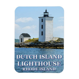 Dutch Island Lighthouse, Rhode Island Photo Magnet Magneet