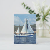 Dutch Ketch Francesca Briefkaart (Staand voorkant)