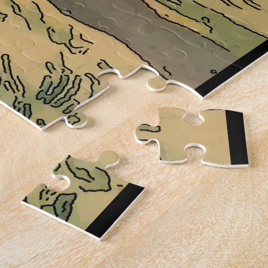 Dutch Lady met hond, Legpuzzel (Zijkant)