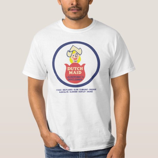 Dutch Maid Laundromat and Dry Cleaners of Illinois T-shirt (Voorkant)