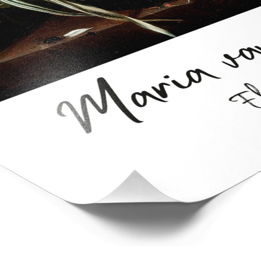 Dutch Masters: een bloemenstilleven Foto Afdruk (Hoek)