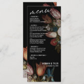 Dutch Masters Tulpen en gemengde bloemboeketten Menu (Voorkant / Achterkant)