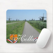 Dutch Mills Holland Text Souvenir Mousepad Muismat (Met muis)