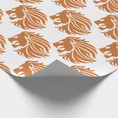 Dutch Modern Lion Cadeaupapier (Hoek)