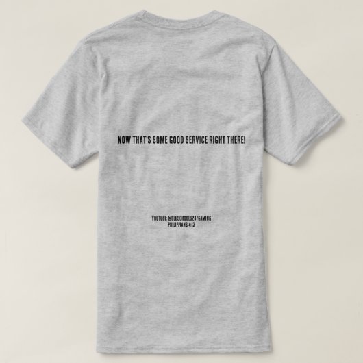 Dutch Oven Service T-shirt (Design achterkant)