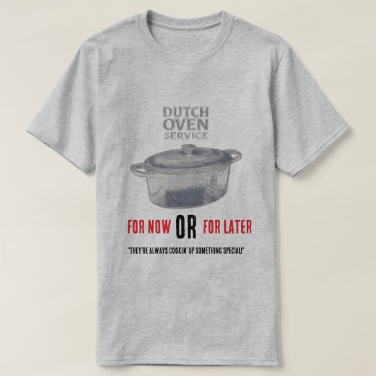 Dutch Oven Service T-shirt (Design voorkant)