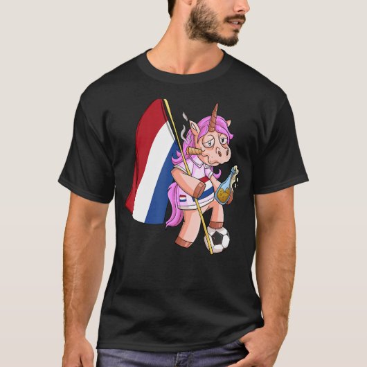 Dutch Party Unicorn T-shirt (Voorkant)