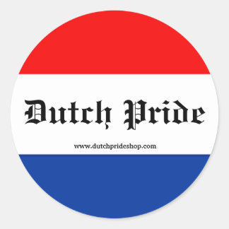 Dutch Pride stickers! Ronde Sticker
