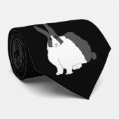 Dutch Rabbit Tie Stropdas (Opgerold)