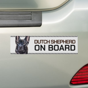 Dutch Shepherd aan boord Bumpersticker