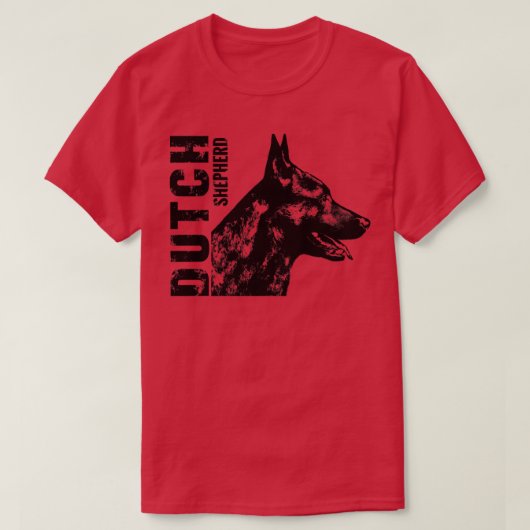 Dutch Shepherd Dog 4 T-shirt (Design voorkant)