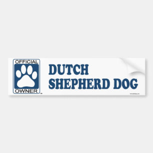 Dutch Shepherd Dog Blue Bumpersticker