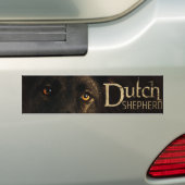 Dutch Shepherd Dog - Dutchie Bumpersticker (Op auto)