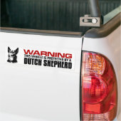 Dutch Shepherd Dog - Dutchie Bumpersticker (Op Truck)