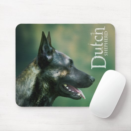 Dutch Shepherd dog - Dutchie - Hollandse Herder Muismat (Met muis)