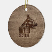 Dutch Shepherd Dog Keramisch Ornament (Links)