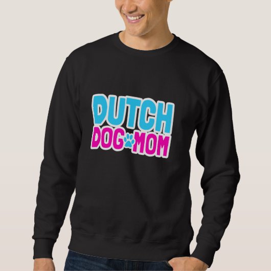 Dutch Shepherd Dutchie Mom Dog Paw Summer Trui (Voorkant)