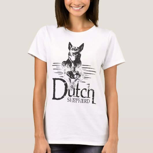Dutch Shepherd - Dutchie T-shirt (Voorkant)
