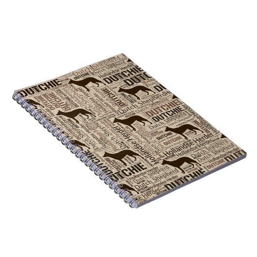 Dutch Shepherd - Hollandse Herder - Dutchie Notitieboek (Rechterzijde)