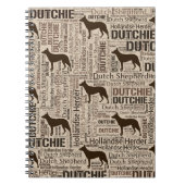 Dutch Shepherd - Hollandse Herder - Dutchie Notitieboek (Voorkant)