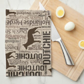 Dutch Shepherd - Hollandse Herder - Dutchie Theedoek (Quarter Fold)