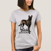 Dutch Shepherd -Hollandse Herdershond T-shirt (Voorkant)