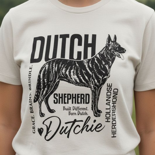 Dutch Shepherd -Hollandse Herdershond Tri-Blend Shirt