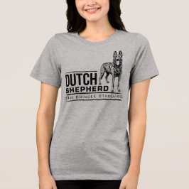 Dutch Shepherd -Hollandse Herdershond Tri-Blend Shirt