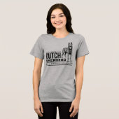 Dutch Shepherd -Hollandse Herdershond Tri-Blend Shirt (Voorkant volledig)