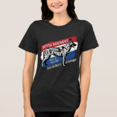 Dutch Shepherd -Hollandse Herdershond Tri-Blend Shirt (Voorkant)