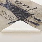 Dutch Shepherd - Nederlandse illustratie Sherpa Deken (3/4)